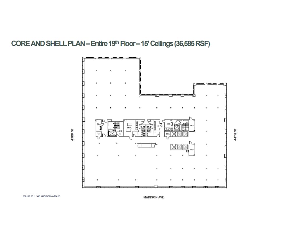 340 Madison Ave, New York, NY for lease Floor Plan- Image 1 of 1