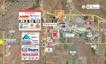 20601 W Highway 202, Tehachapi, CA - AERIAL  map view