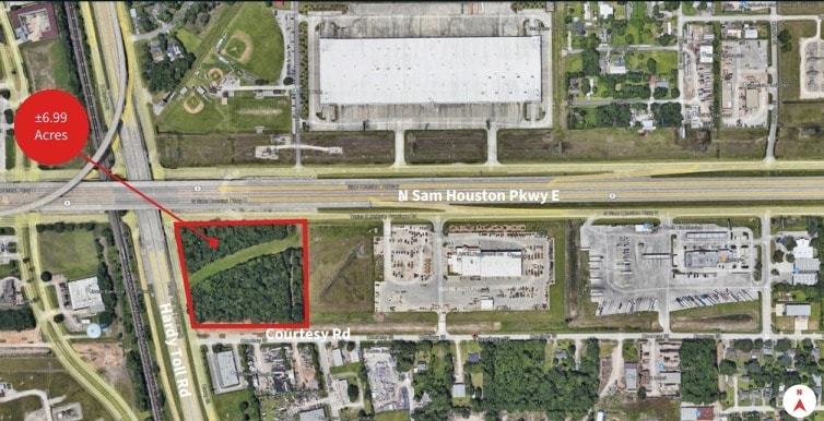 N Sam Houston Pkwy E @ Hardy Toll Rd, Houston, TX for sale - Primary Photo - Image 1 of 2