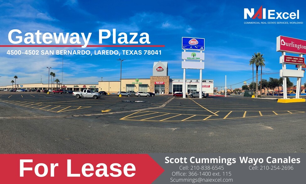 4500-4502 San Bernardo Ave, Laredo, TX for lease - Building Photo - Image 1 of 1