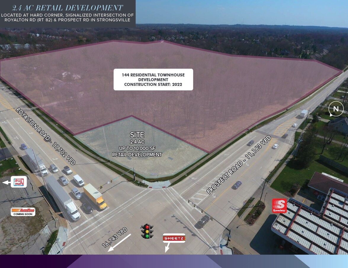 Royalton Rd Prospect Road, Strongsville, OH 44149 1.2 Acre Hard