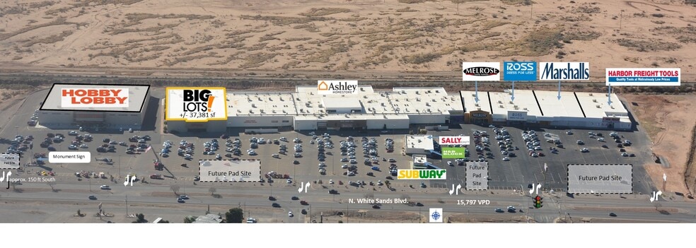 3199 N White Sands Blvd, Alamogordo, NM for lease - Building Photo - Image 1 of 1
