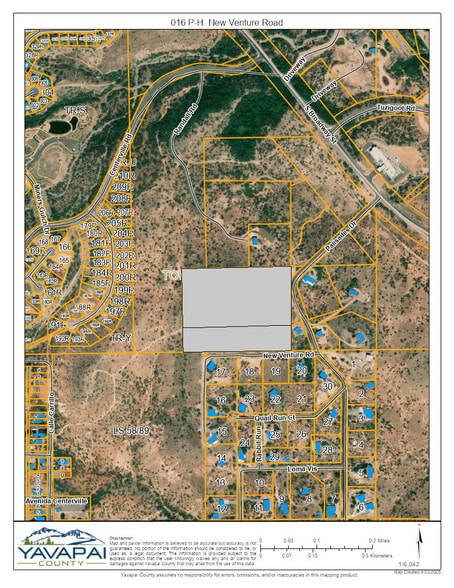 016 P-H New Venture Road Rd, Clarkdale, AZ for sale - Plat Map - Image 3 of 17