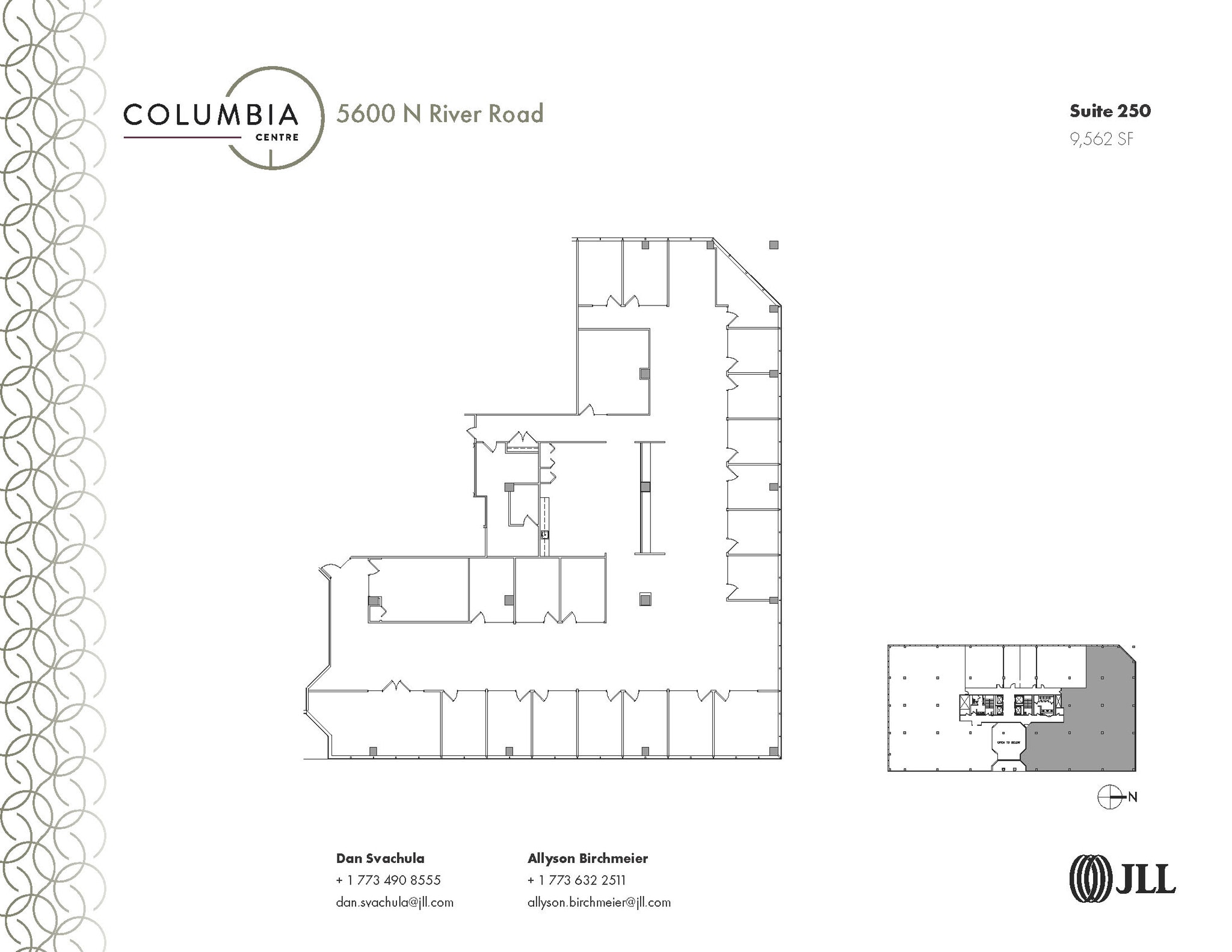 5600 N River Rd, Rosemont, IL for lease Floor Plan- Image 1 of 1