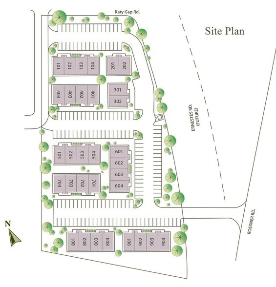 1526 Katy Gap Rd, Katy, TX for lease - Site Plan - Image 3 of 6