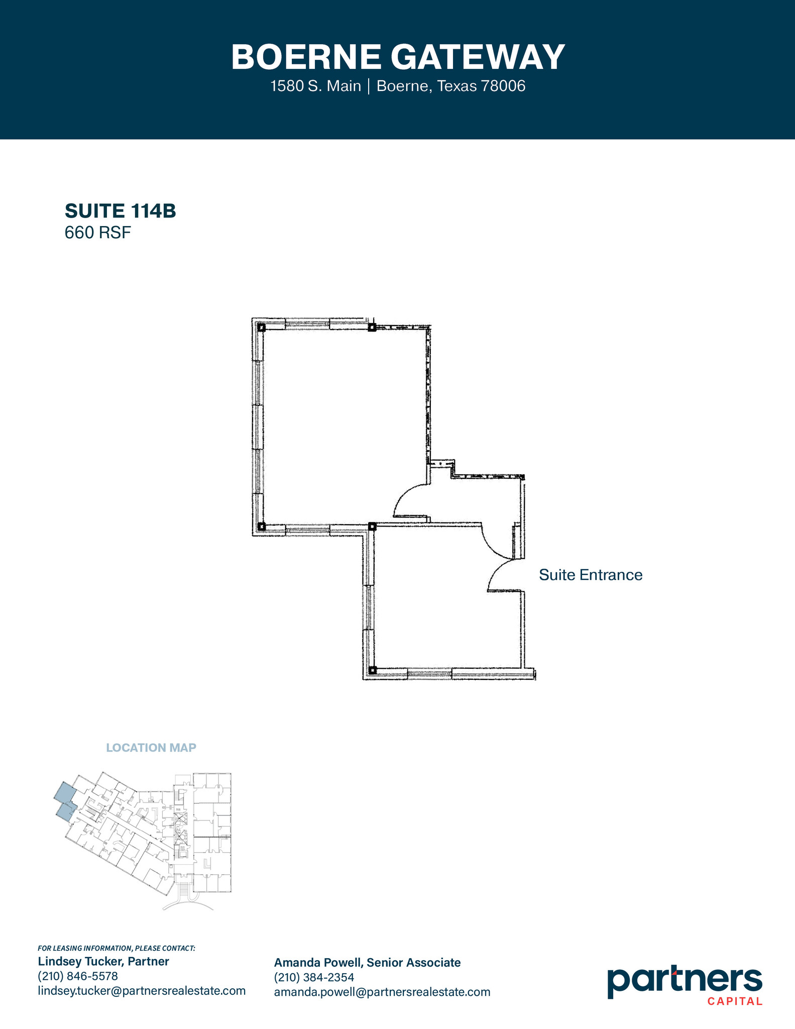 1580 S Main St, Boerne, TX for lease Floor Plan- Image 1 of 1