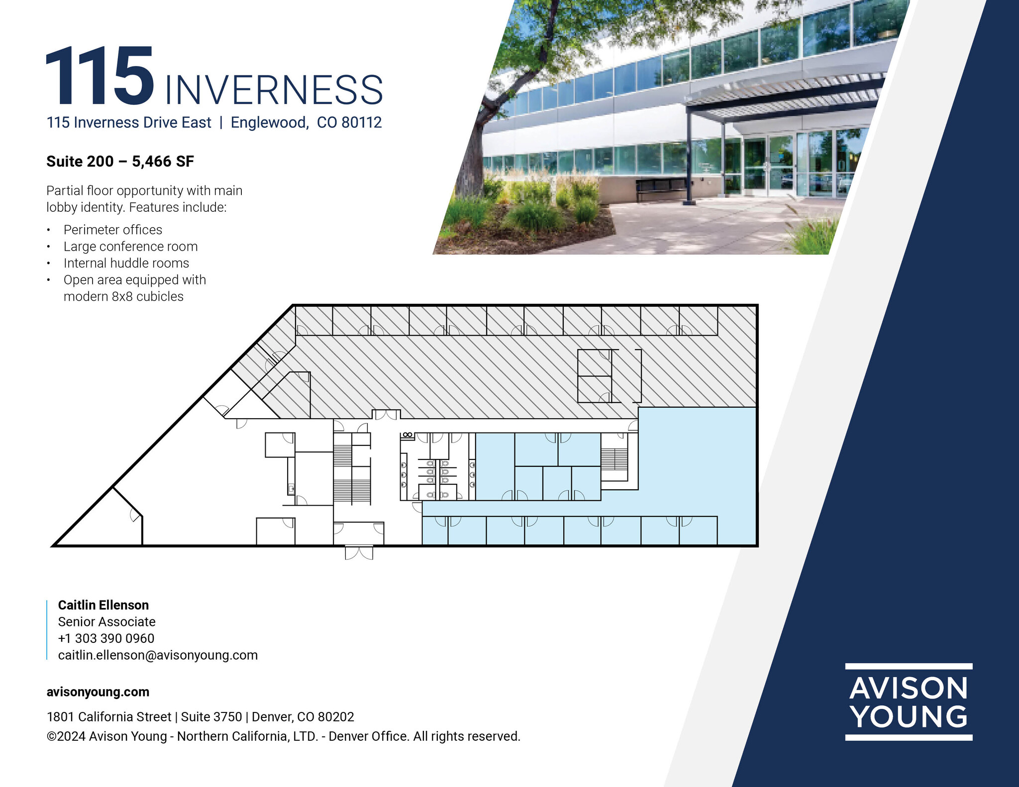 115 Inverness Dr E, Englewood, CO for lease Floor Plan- Image 1 of 14