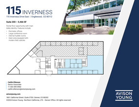 115 Inverness Dr E, Englewood, CO for lease Floor Plan- Image 1 of 14