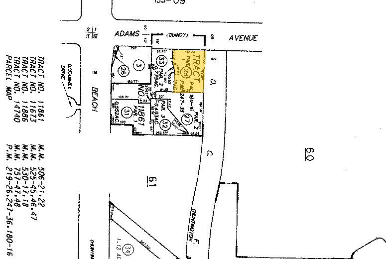 8082 Adams Ave, Huntington Beach, CA for lease - Plat Map - Image 2 of 21