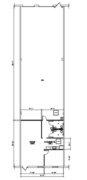 403-485 Ken Mar Industrial Pky, Broadview Heights, OH for lease - Floor Plan - Image 2 of 2