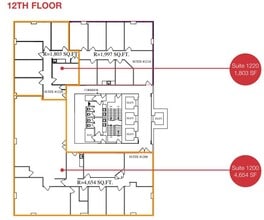 633 6th Ave SW, Calgary, AB for lease Floor Plan- Image 1 of 1