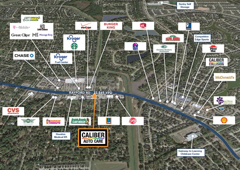 2324 Rayford Rd, Spring, TX 77386 Caliber Collision Houston MSA