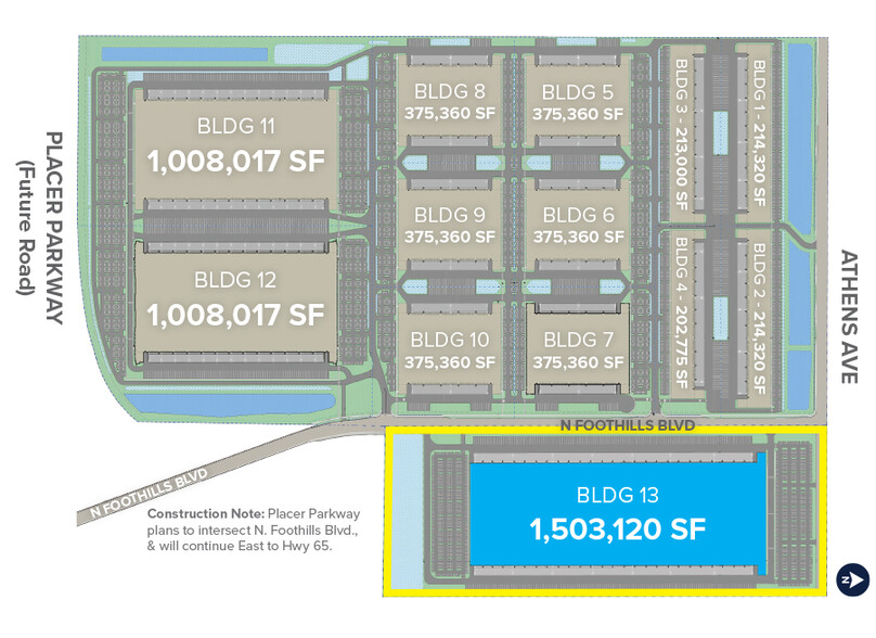 North Foothills Boulevard, Lincoln, CA for lease - Site Plan - Image 2 of 10