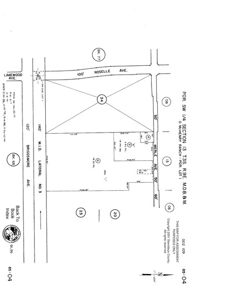 3124 Merle Ave, Modesto, CA for sale - Site Plan - Image 2 of 2