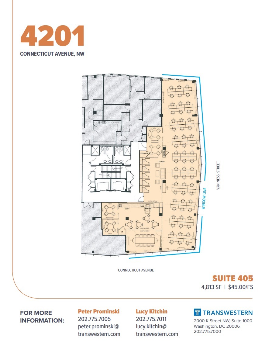 4201 Connecticut Ave NW, Washington, DC for lease Floor Plan- Image 1 of 1