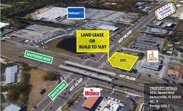 3251 Newell Blvd, Jacksonville, FL - AERIAL  map view