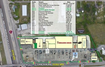 1409-1539 Little York Rd, Houston, TX for lease Site Plan- Image 2 of 2