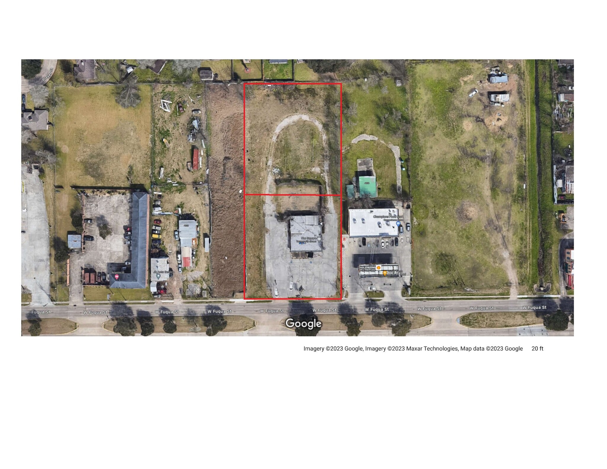 4620 W Fuqua St, Houston, TX for lease Aerial- Image 1 of 7