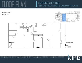 4351-4395 Nicole Dr, Lanham, MD for lease Floor Plan- Image 1 of 1