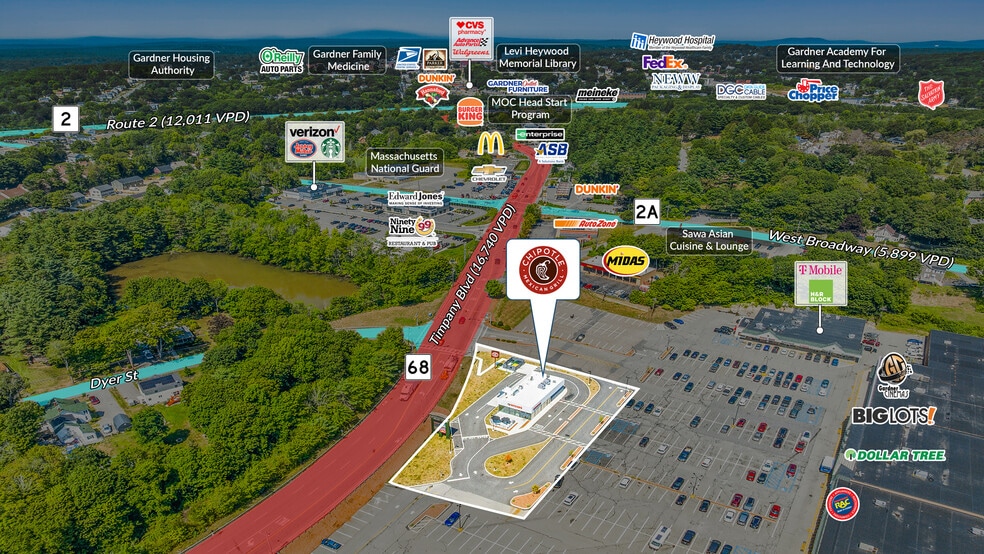 346 Timpany Blvd, Gardner, MA for sale - Building Photo - Image 2 of 5