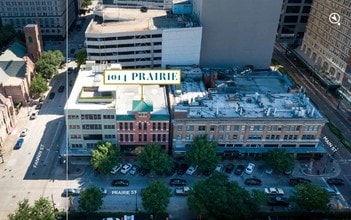 1014 Prairie St, Houston, TX - AERIAL map view - Image1