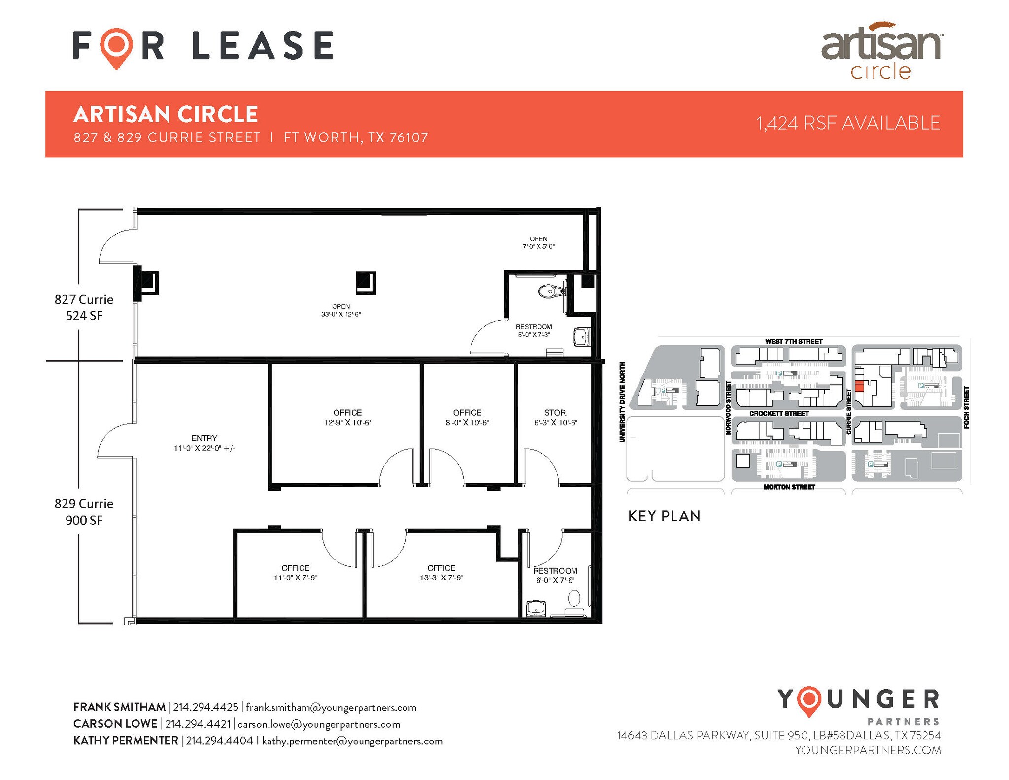2973 W 7th St, Fort Worth, TX for lease Floor Plan- Image 1 of 1