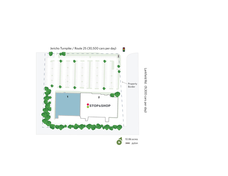 3124-3126 Jericho Tpke, East Northport, NY for lease - Site Plan - Image 2 of 5