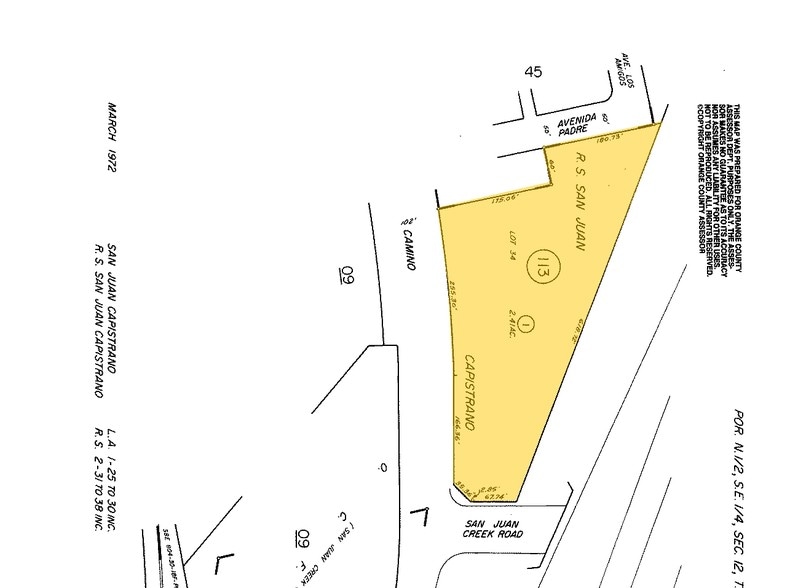 32332 Camino Capistrano, San Juan Capistrano, CA for lease - Plat Map - Image 2 of 2