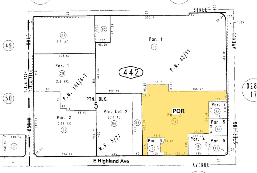 2318-2380 Sterling Ave, San Bernardino, CA for lease - Plat Map - Image 3 of 3