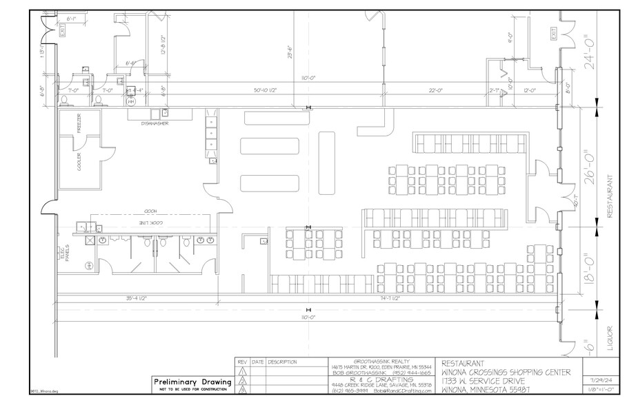 1733 Service Dr, Winona, MN for lease - Floor Plan - Image 2 of 4