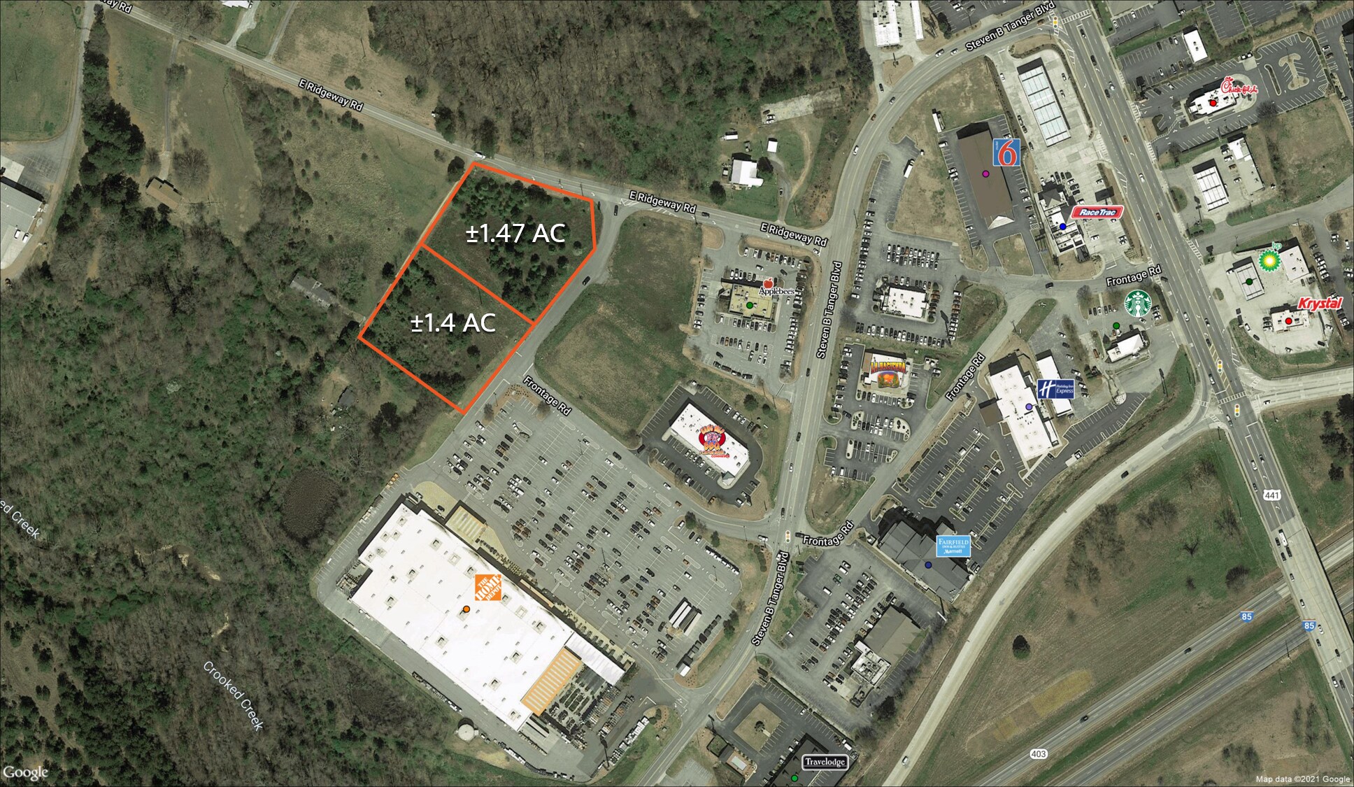 230 Steven B Tanger Blvd, Commerce, GA for sale Aerial- Image 1 of 3