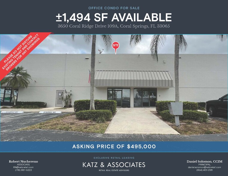 3650 Coral Ridge Dr, Coral Springs, FL for sale - Building Photo - Image 1 of 5