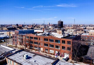1640 W Walnut St, Chicago, IL - AERIAL  map view