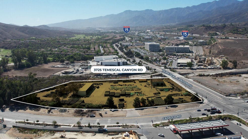 3725 Temescal Canyon Rd, Corona, CA for sale - Aerial - Image 2 of 2