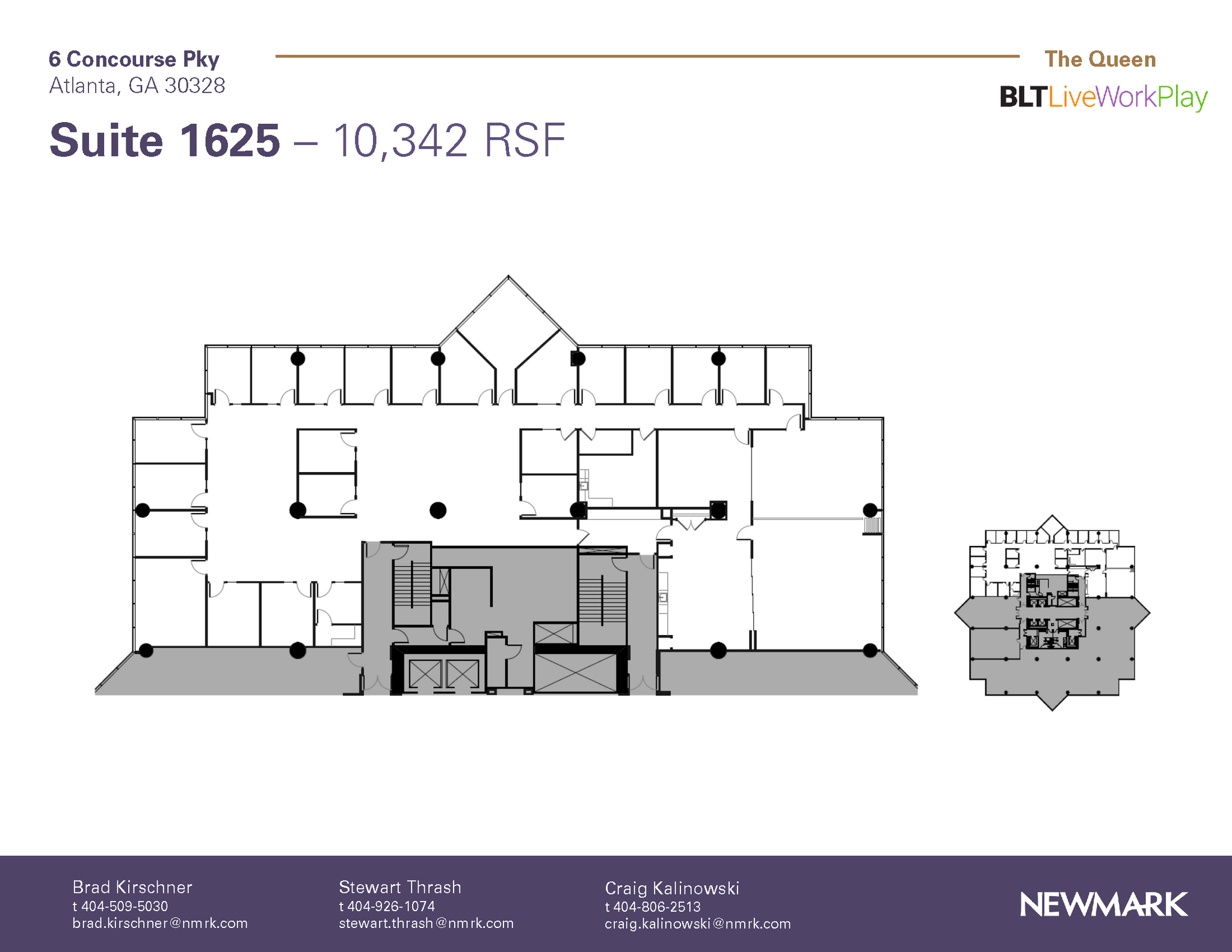 6 Concourse Pky NE, Atlanta, GA for lease Floor Plan- Image 1 of 1