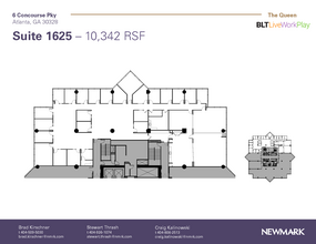 6 Concourse Pky NE, Atlanta, GA for lease Floor Plan- Image 1 of 1