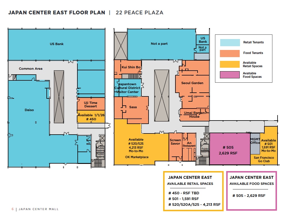 1737 Post St, San Francisco, CA for lease Floor Plan- Image 1 of 1