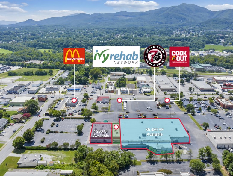 1215-1227 W Main St, Salem, VA for lease - Building Photo - Image 2 of 2