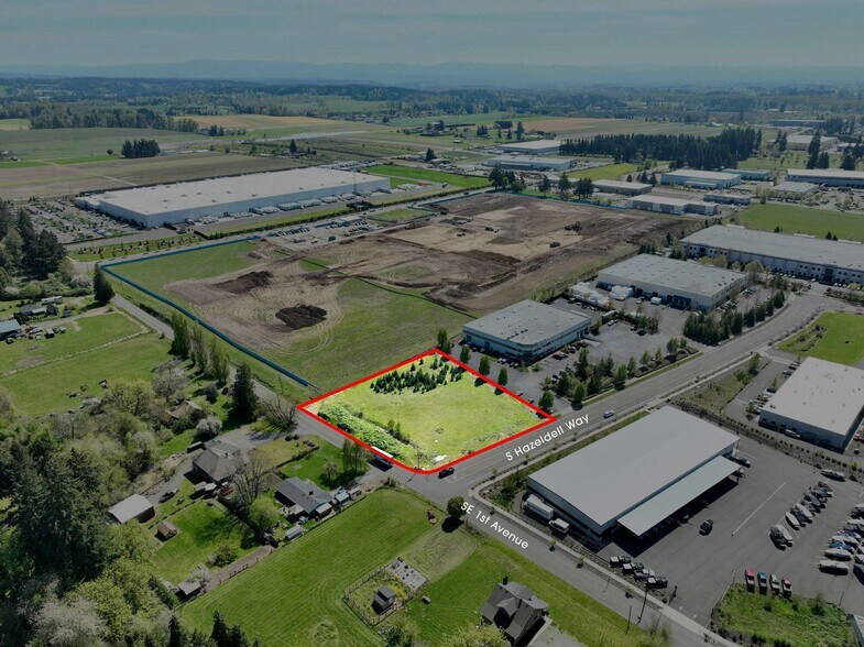 105 S Hazel Dell Way, Canby, OR for sale - Aerial - Image 1 of 2