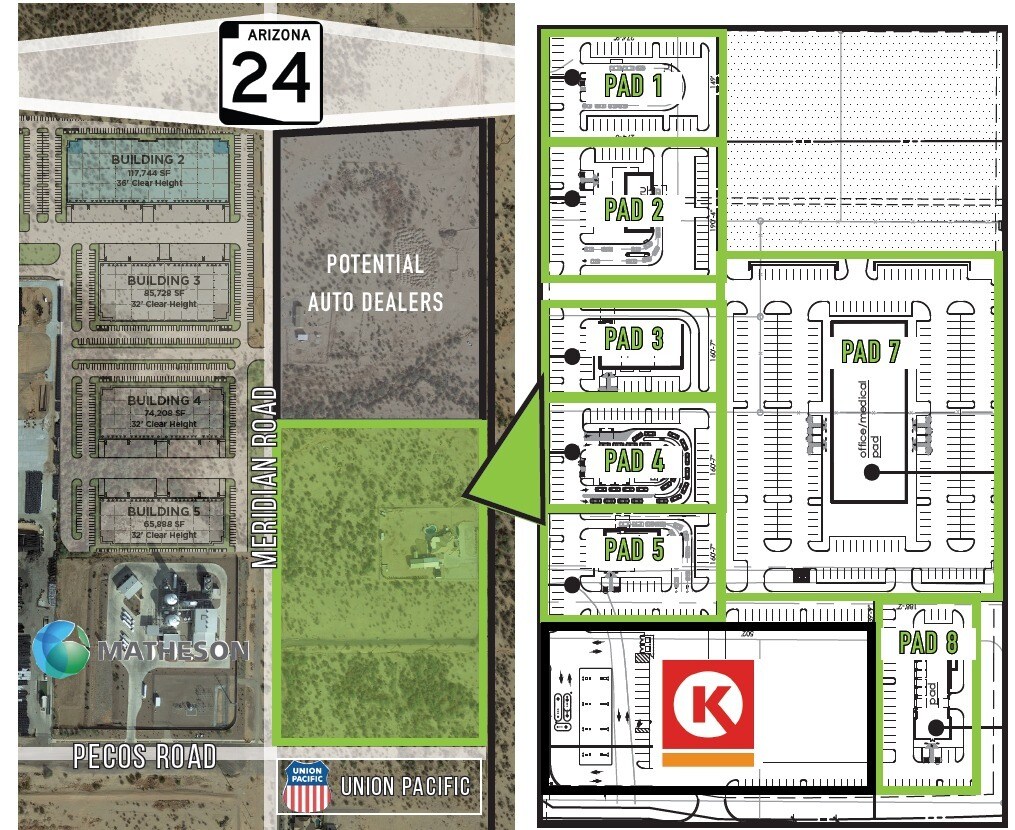 SEC Meridian & SR24, Queen Creek, AZ for sale Building Photo- Image 1 of 9