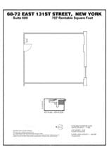 68 E 131st St, New York, NY for lease Floor Plan- Image 1 of 4