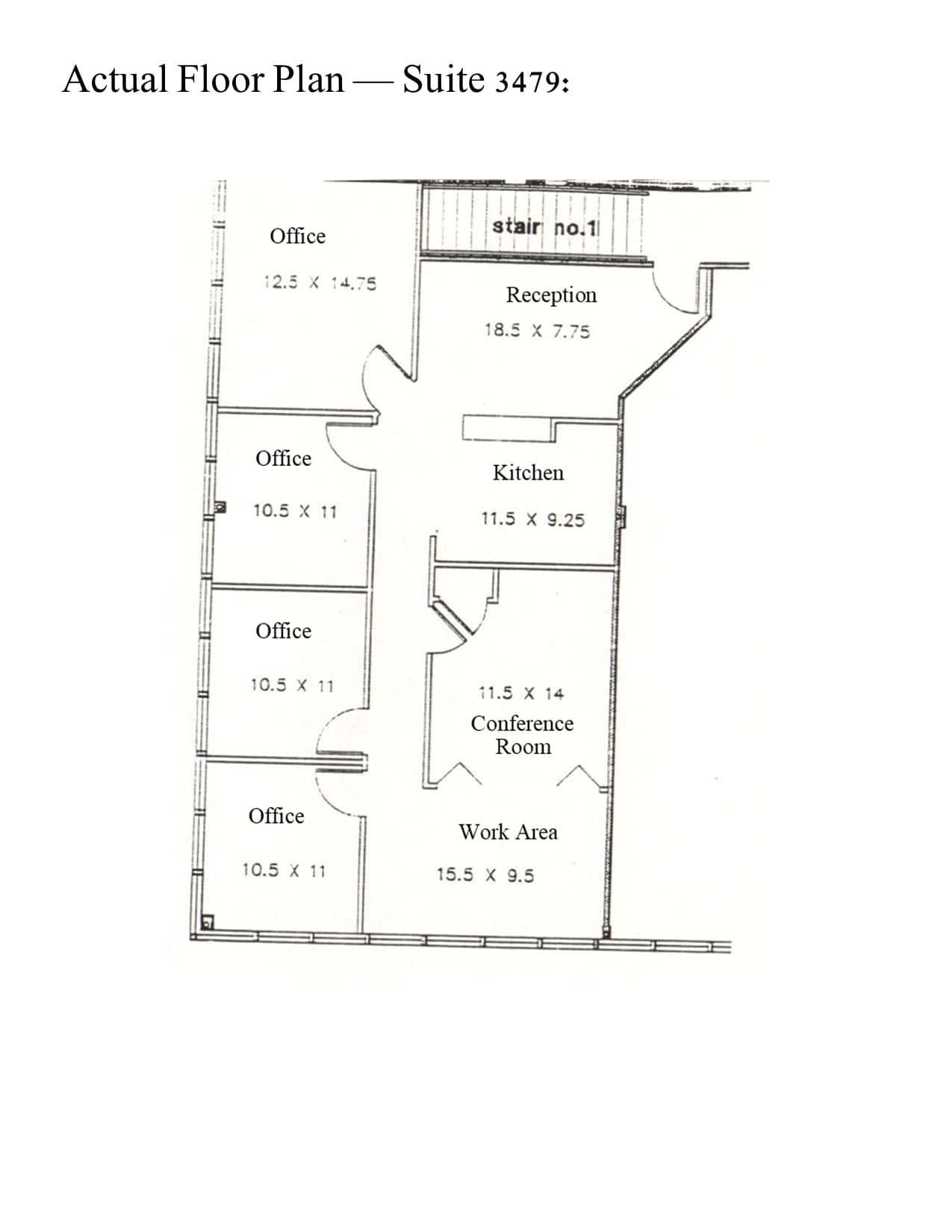 3353-3397 W Vine St, Kissimmee, FL for lease Floor Plan- Image 1 of 1
