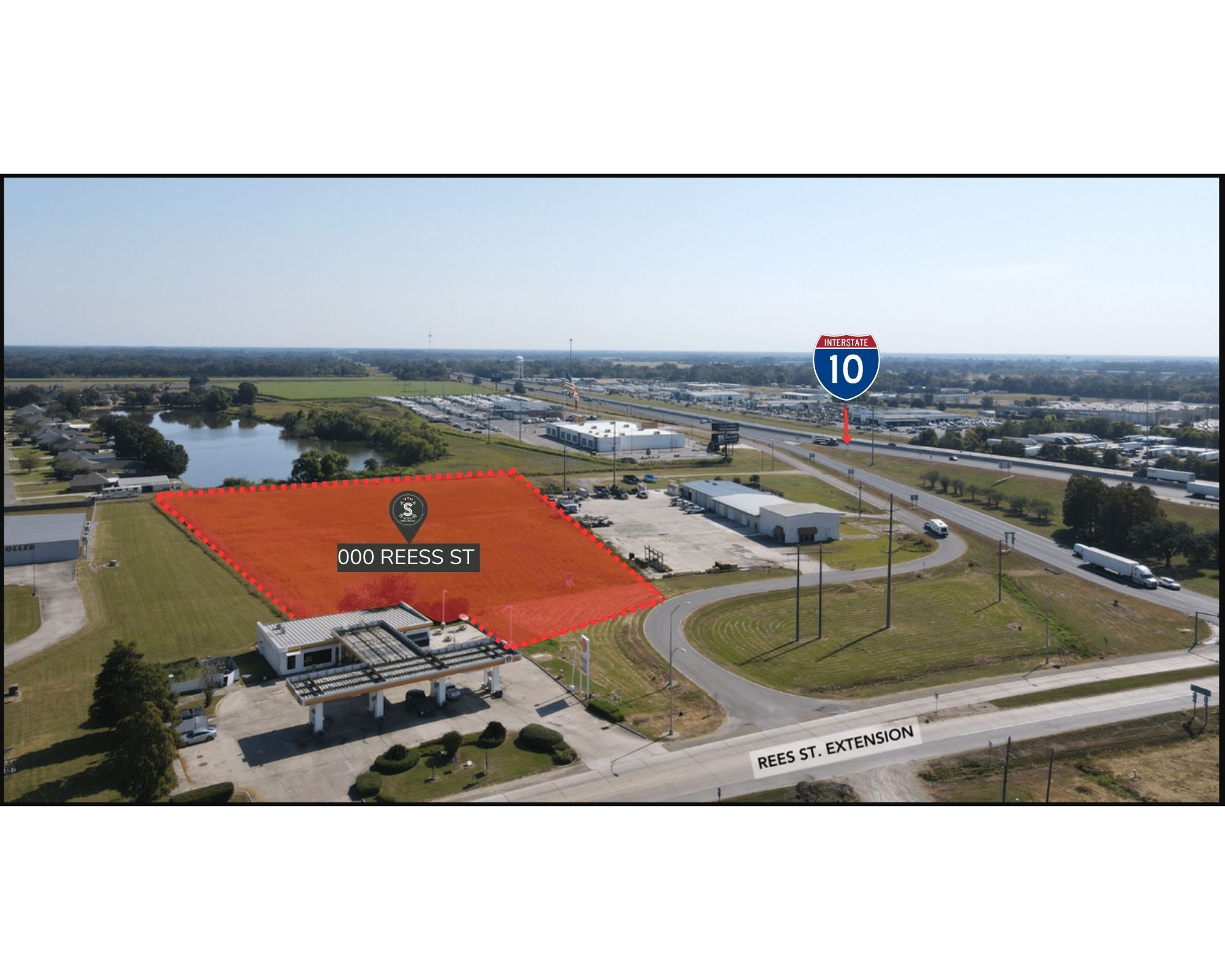 000 Rees Ext., Breaux Bridge, LA for sale Aerial- Image 1 of 6