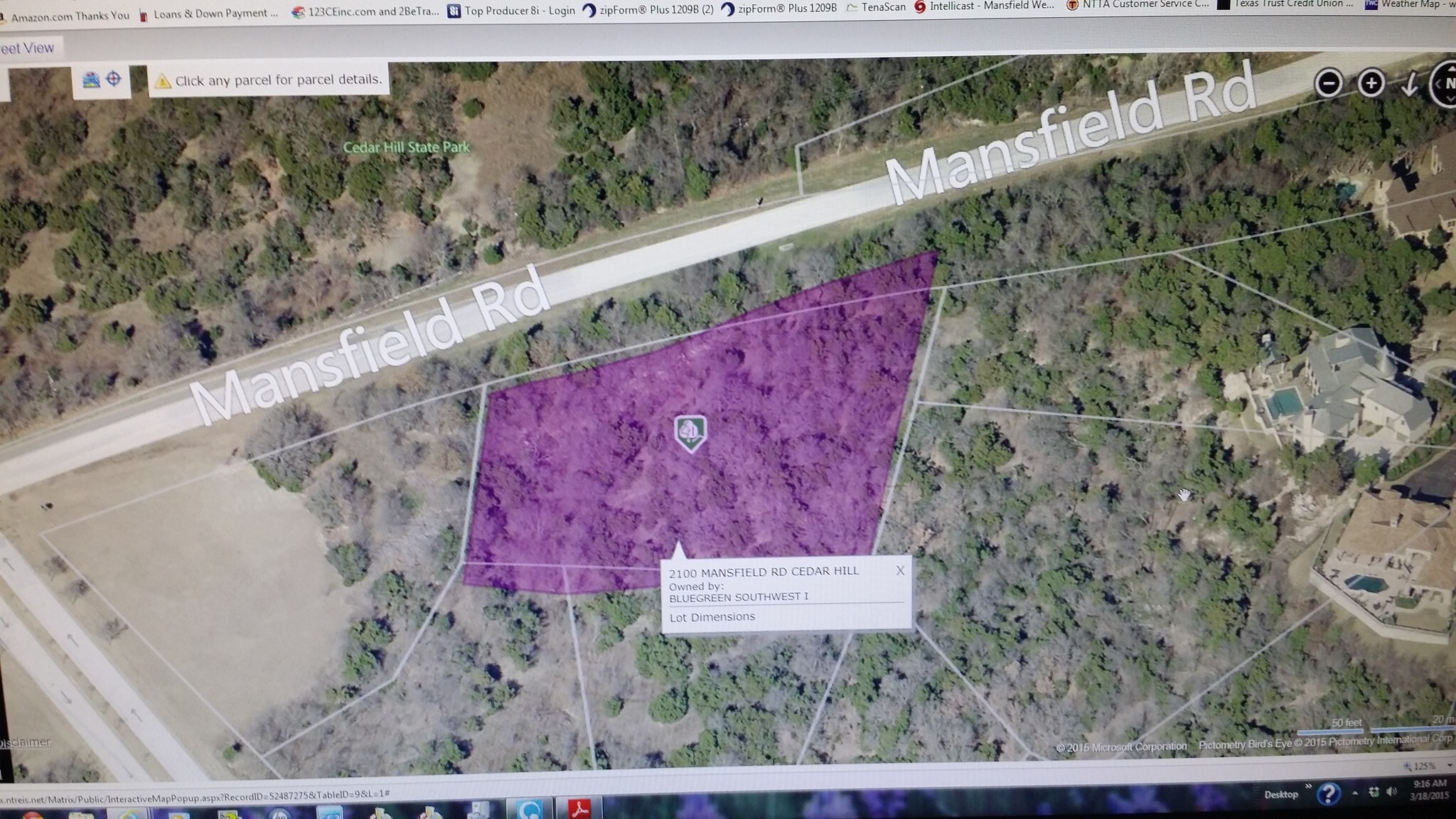 2100 Mansfield Rd, Cedar Hill, TX for sale Plat Map- Image 1 of 1