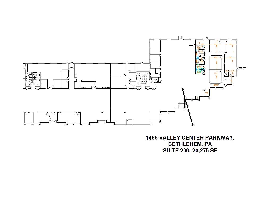 1525 Valley Center Pky, Bethlehem, PA for lease Floor Plan- Image 1 of 27