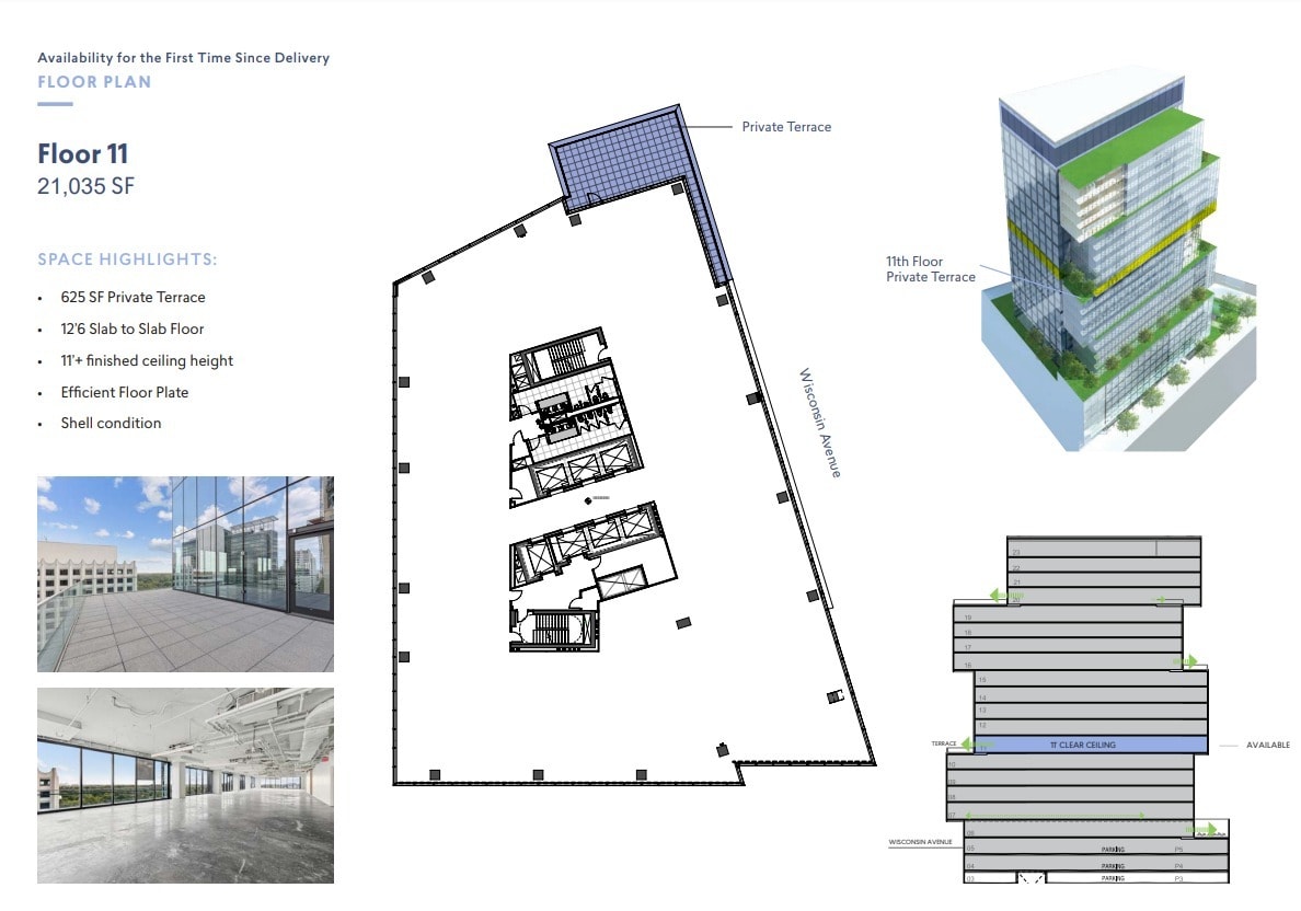 7272 Wisconsin Ave, Bethesda, MD for lease Floor Plan- Image 1 of 1