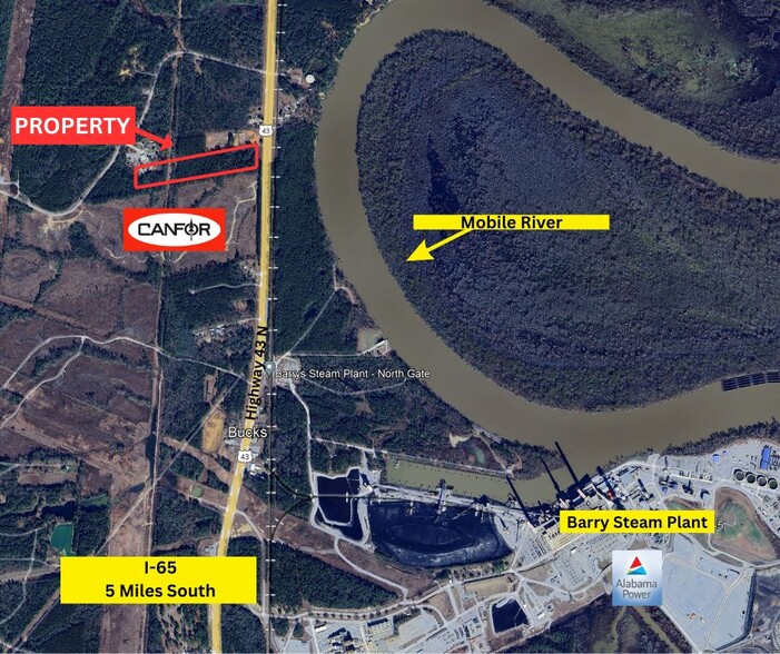 0 Highway 43, Bucks, AL for sale - Building Photo - Image 1 of 14