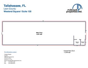 2020 W Pensacola St, Tallahassee, FL for lease Interior Photo- Image 2 of 2