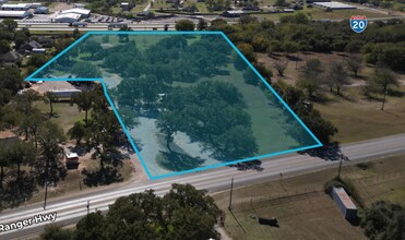 2917 Ranger Hwy, Weatherford, TX - AERIAL map view