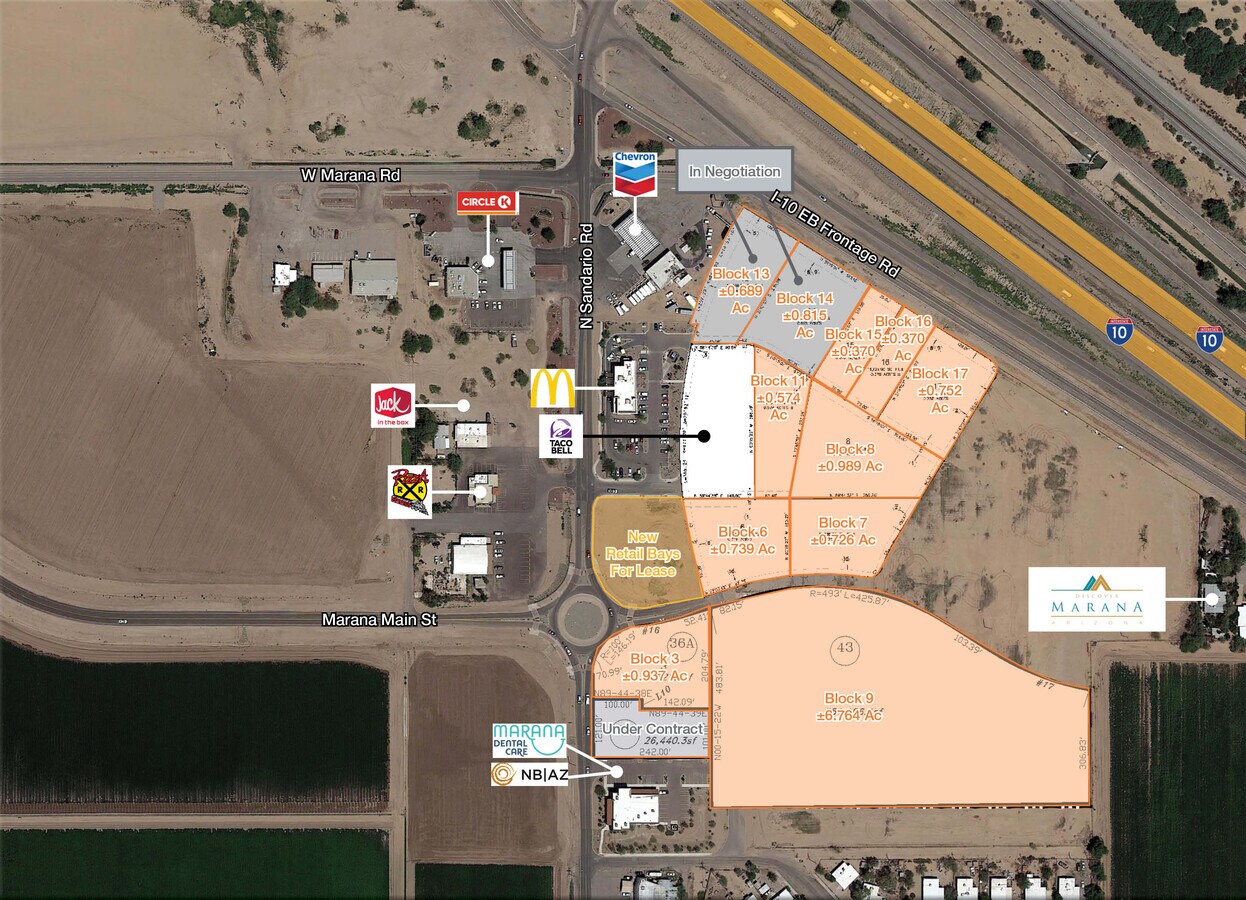 N Sandario Rd, Marana, AZ 85653 Marana Main Street Block 2